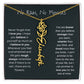 Never Forget That I Love You - Flower Name Necklace
