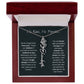 Never Forget That I Love You - Flower Name Necklace