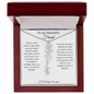 To My Beautiful Friend - I Will Always Love You - Birth Flower Name Necklace