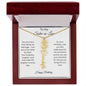 To My Sister In Law | Happy Birthday | Birth Flower Name Necklace