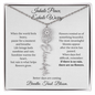 Inhale Peace, Exhale Worry | Better Days Are Coming | Birth Flower Name Necklace
