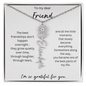 To My Dear Friend | The Best Part Of MY Life | Birth Flower Name Necklace