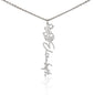 To My Beautiful Friend - I Will Always Love You - Birth Flower Name Necklace