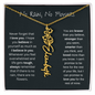 [ALMOST SOLD OUT] No Rain - No Flowers - Never Forget That I Love You | Birth Flower Name Necklace