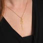 To My Bonus Daughter - Never Forget That I Love You | Birth Flower Name Necklace