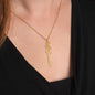 Congratulations On Your Doctorate Degree - You've Earned It - Flower Name Necklace