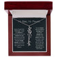 Never Forget That I Love You - Flower Name Necklace