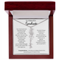 To A Beautiful Graduate - Celebrate This Moment - Flower Name Necklace