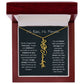 Never Forget That I Love You - Flower Name Necklace