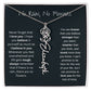 Never Forget That I Love You - Flower Name Necklace