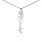 To My Stepdaughter | No Rain, No Flowers | Birth Flower Name Necklace