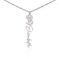 To My Amazing Niece | Love You Forever and Always | Flower Name Necklace