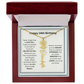 Personalized 14th Birthday Flower Name Necklace Gift