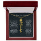 Never Forget That I Love You - Flower Name Necklace