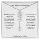 To My Beautiful Daughter | With All My Love | Flower Name Necklace