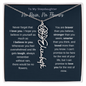 To My Stepdaughter | No Rain, No Flowers | Birth Flower Name Necklace