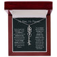 Never Forget That I Love You - Flower Name Necklace