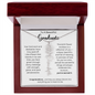 To A Beautiful Graduate - Congratulations - Flower Name Necklace