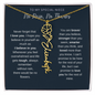To My Special Niece | No Rain, No Flowers | Birth Flower Name Necklace