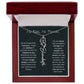Never Forget That I Love You - Flower Name Necklace