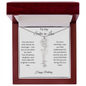 To My Sister In Law | Happy Birthday | Birth Flower Name Necklace