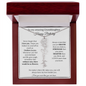 To My Amazing Granddaughter | Happy Birthday | Birth Flower Name Necklace