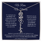 [LIMITED TIME ONLY] No Rain No Flowers | Believe In Yourself | Flower Name Necklace