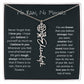 No Rain - No Flowers - Never Forget That I Love You | Birth Flower Name Necklace *