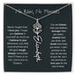 Never Forget That I Love You - Flower Name Necklace