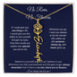 [LIMITED TIME ONLY] No Rain No Flowers | Believe In Yourself | Flower Name Necklace