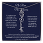 [LIMITED TIME ONLY] No Rain No Flowers | Believe In Yourself | Flower Name Necklace