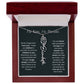 Never Forget That I Love You - Flower Name Necklace