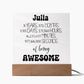 Happy 31st Birthday Personalized Gift Acrylic Plaque