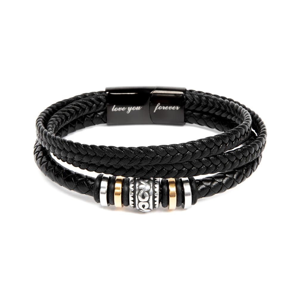 To My Wonderful Bonus Son - Gift Of Life - Love You Forever Bracelet