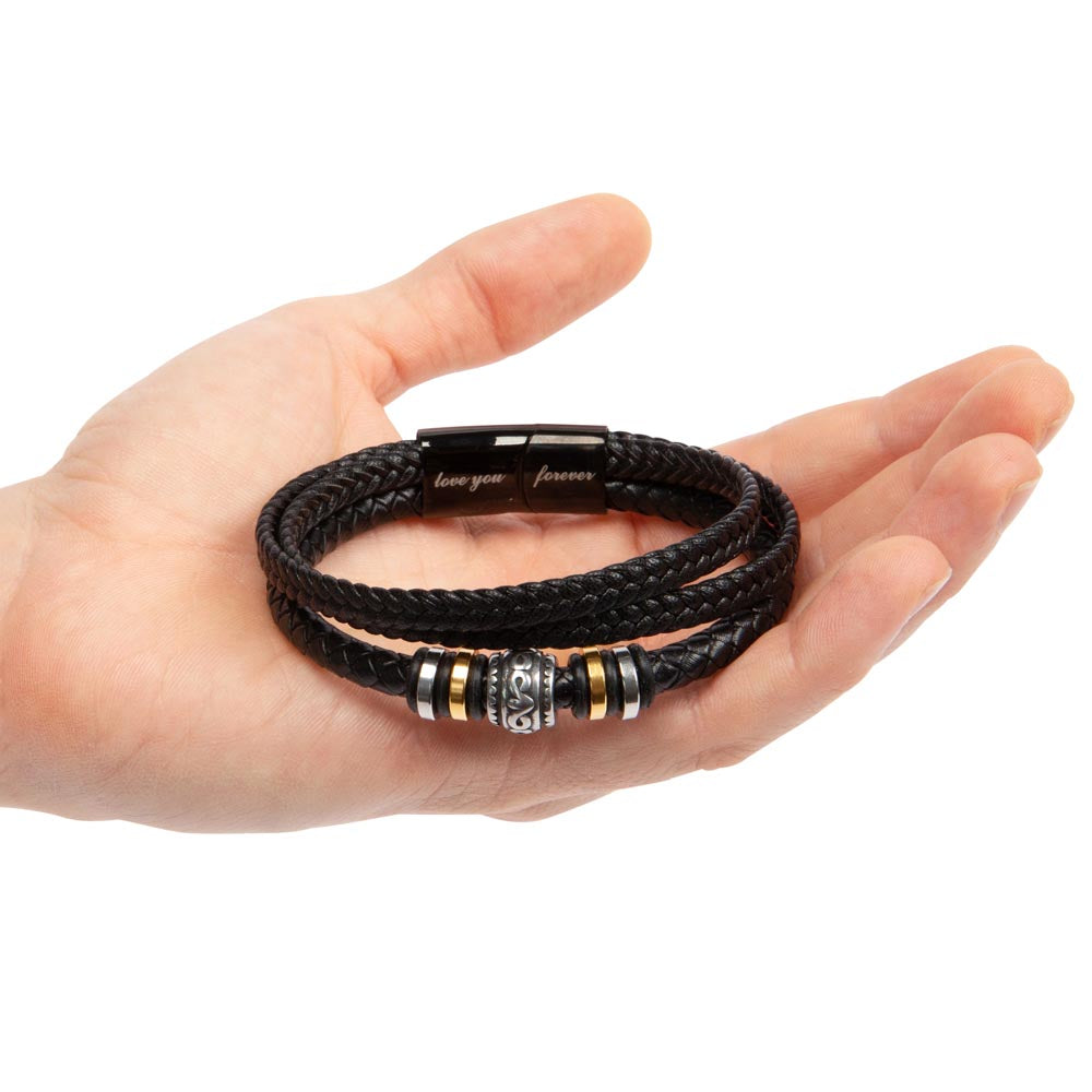 To My Wonderful Bonus Son - Gift Of Life - Love You Forever Bracelet