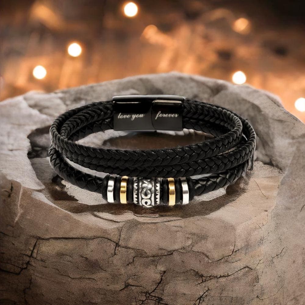 To My Son From Mom - I Am Proud - Love You Forever Bracelet