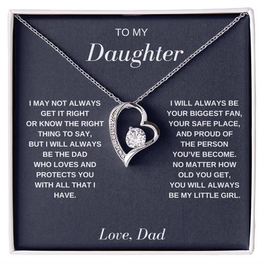 To My Daughter  | I Will Always Be Your Biggest Fan | Forever Love Necklace