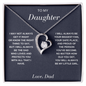 To My Daughter  | I Will Always Be Your Biggest Fan | Forever Love Necklace
