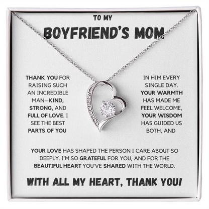 To My Boyfriend's Mom | Forever Love Necklace | With All My Heart