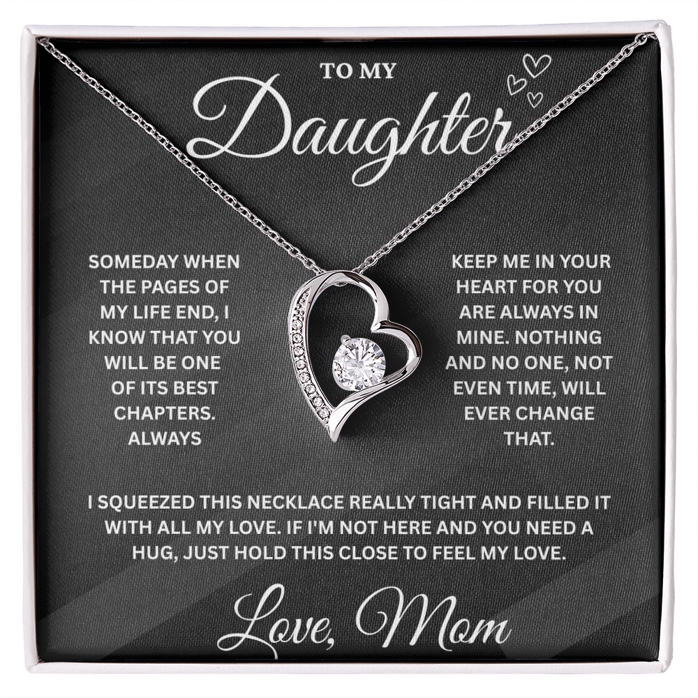 To My Daughter | Forever Love Necklace | Love, Mom