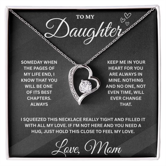 To My Daughter | Forever Love Necklace | Love, Mom