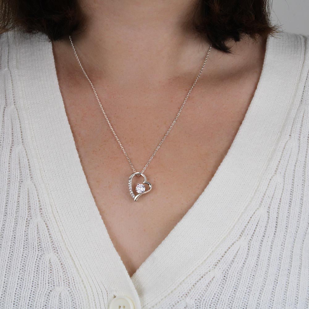 To My Wife - Beat Of My Heart - Forever Love Necklace