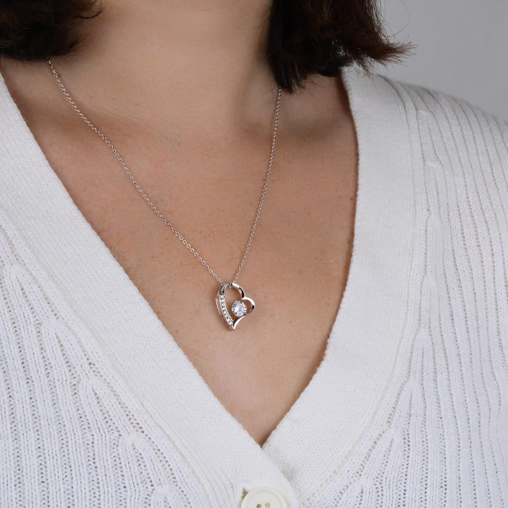 To My Wife - Beat Of My Heart - Forever Love Necklace