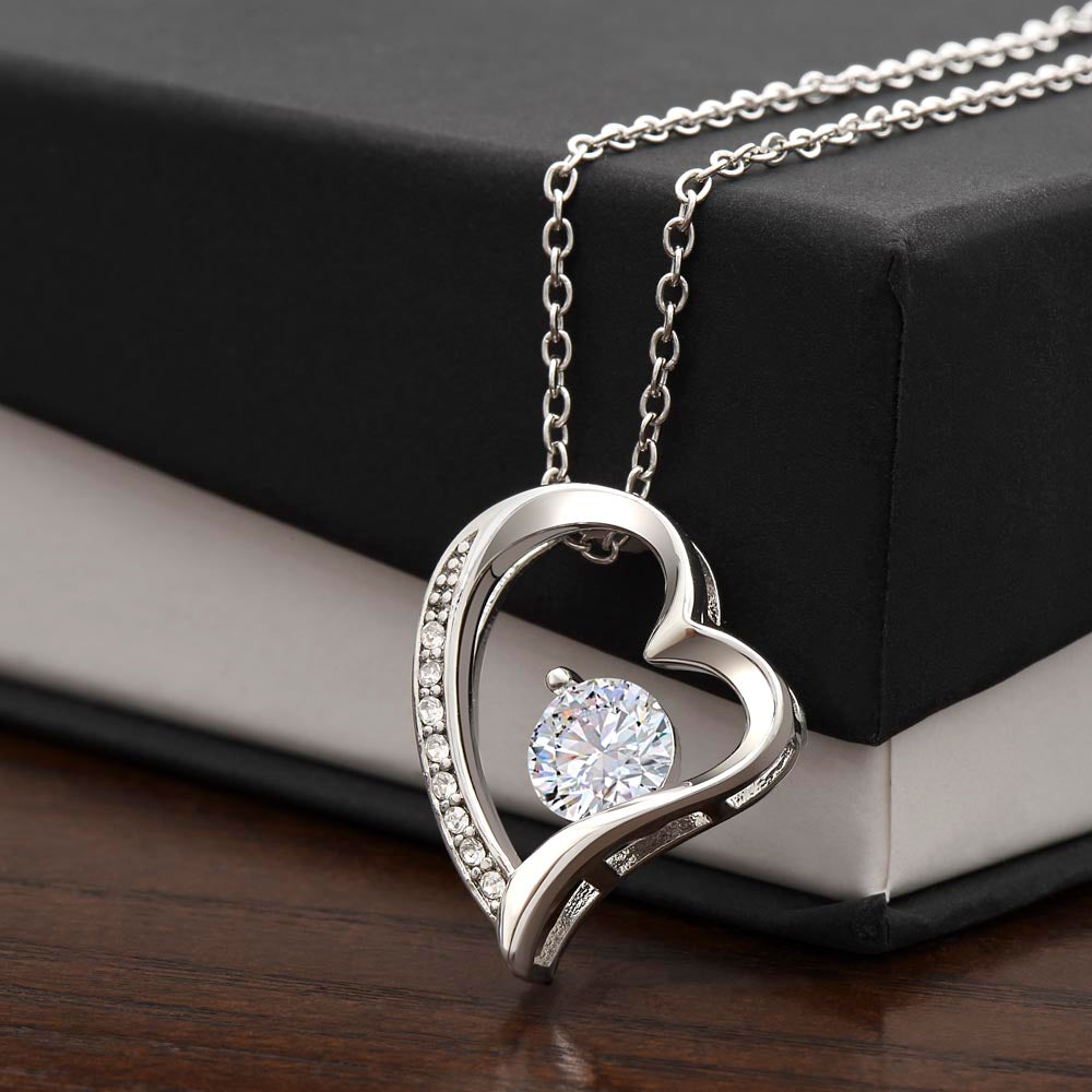 To My Wife - Beat Of My Heart - Forever Love Necklace