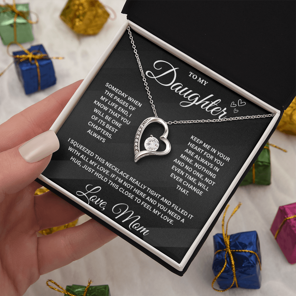 To My Daughter | Forever Love Necklace | Love, Mom