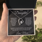 To My Daughter | Forever Love Necklace | Love, Mom