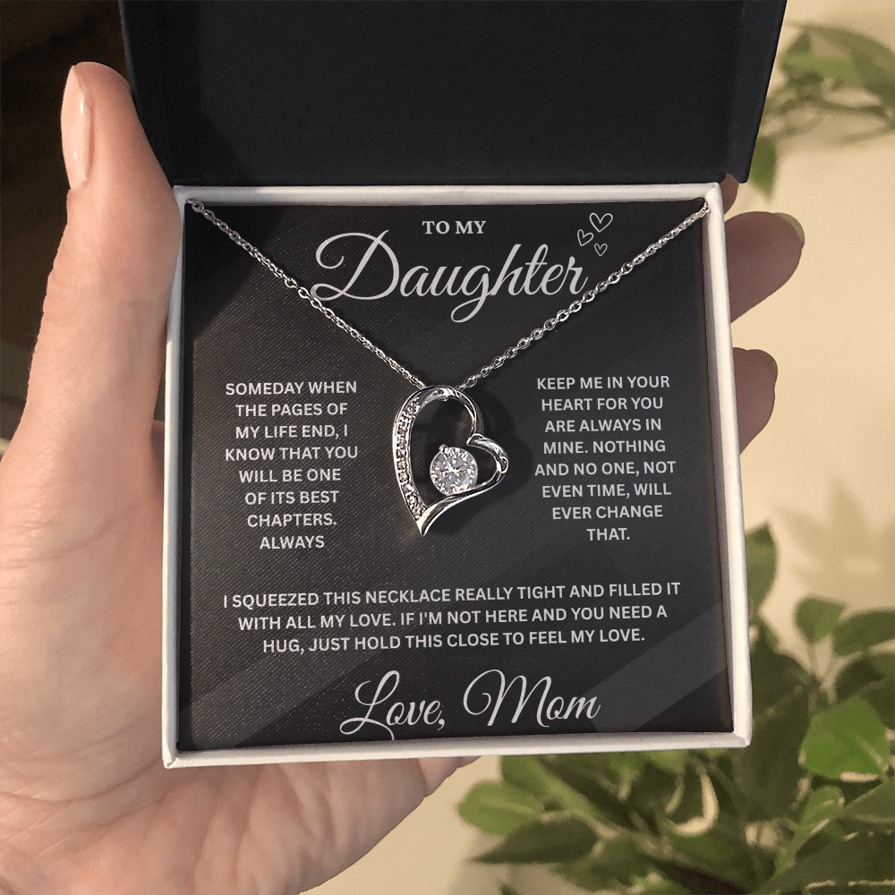 To My Daughter | Forever Love Necklace | Love, Mom