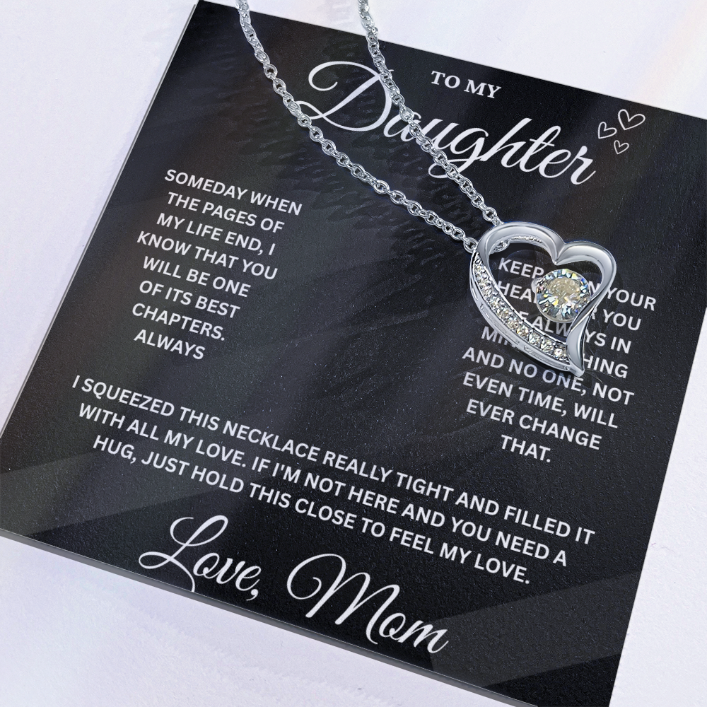 To My Daughter | Forever Love Necklace | Love, Mom