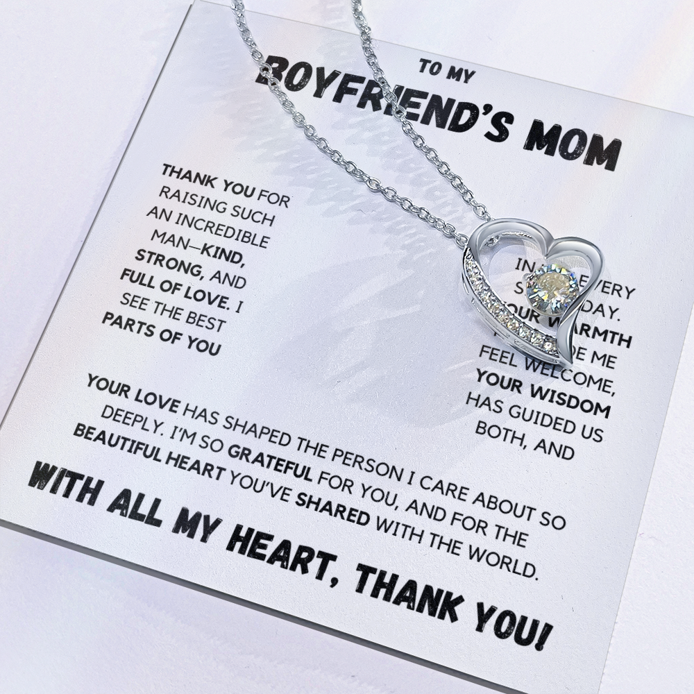 To My Boyfriend's Mom | Forever Love Necklace | With All My Heart
