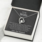 To My Wife - Beat Of My Heart - Forever Love Necklace